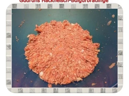 Rezept: Hackfleisch: Bulgur-Hackfleisch-Bratlinge mit gedämpften Gemüse Bild Nr. 7 Hackfleisch: Bulgur-Hackfleisch-Bratlinge mit gedämpften Gemüse - Rezept - Bild Nr. 7