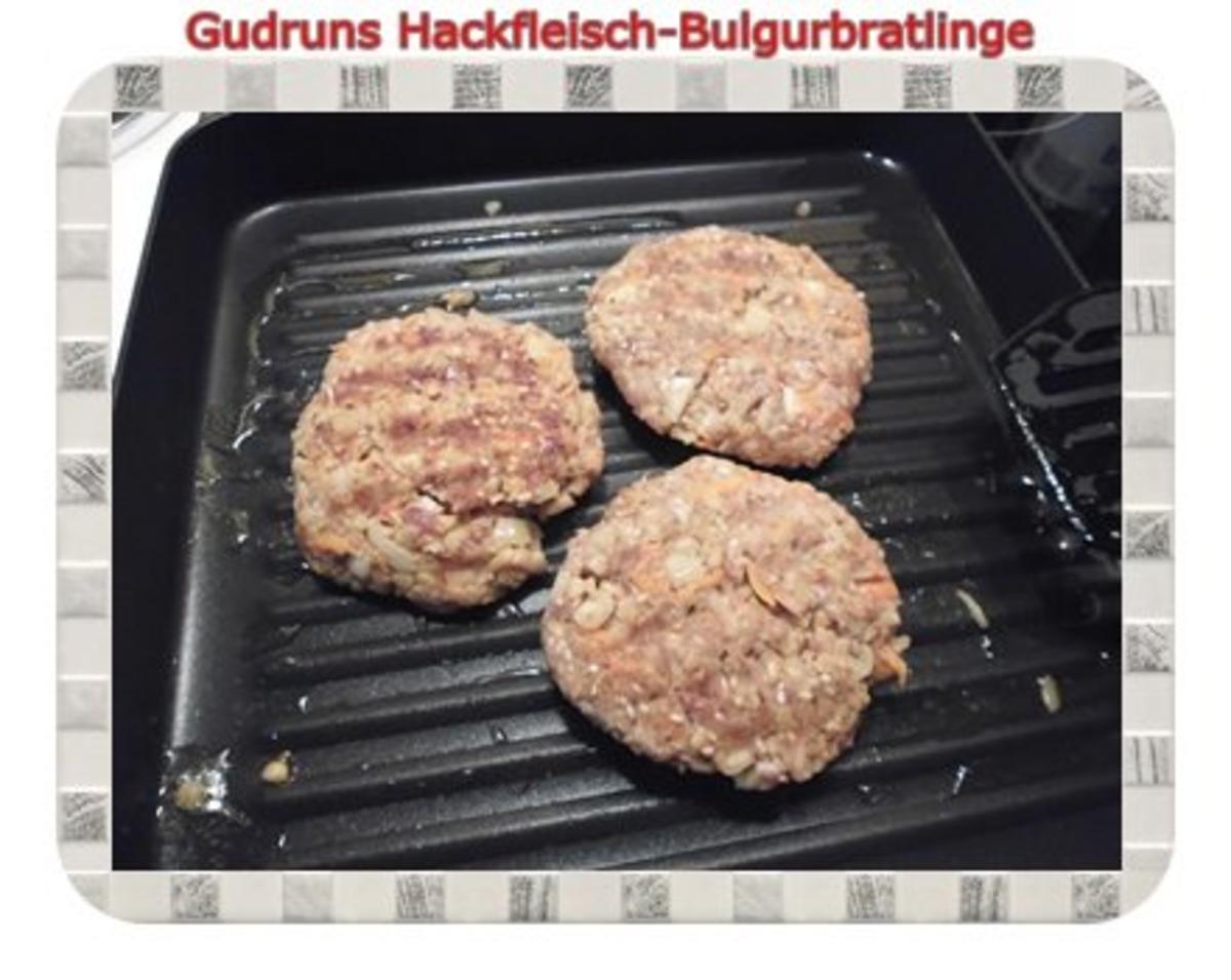 Hackfleisch: Bulgur-Hackfleisch-Bratlinge mit gedämpften Gemüse - Rezept - Bild Nr. 8