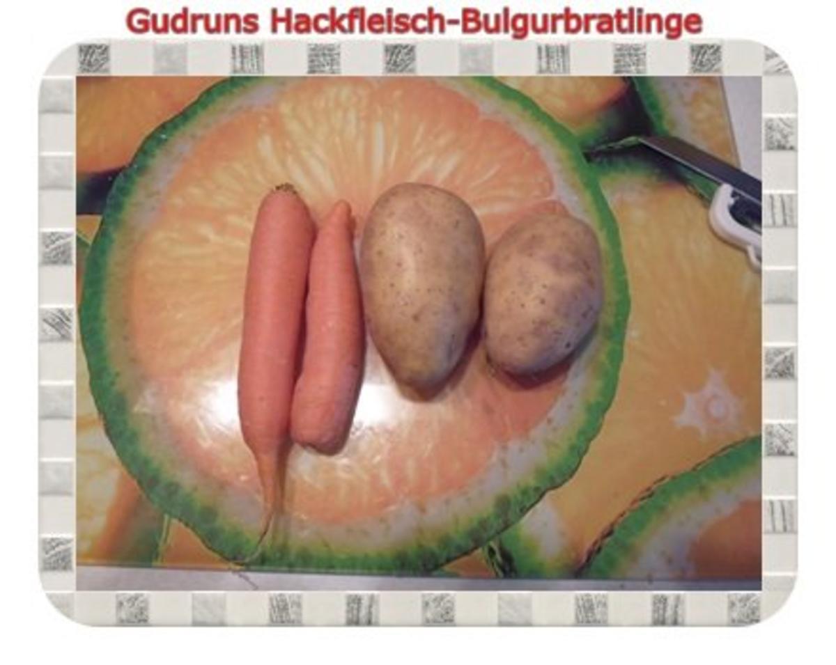 Hackfleisch: Bulgur-Hackfleisch-Bratlinge mit gedämpften Gemüse - Rezept - Bild Nr. 10