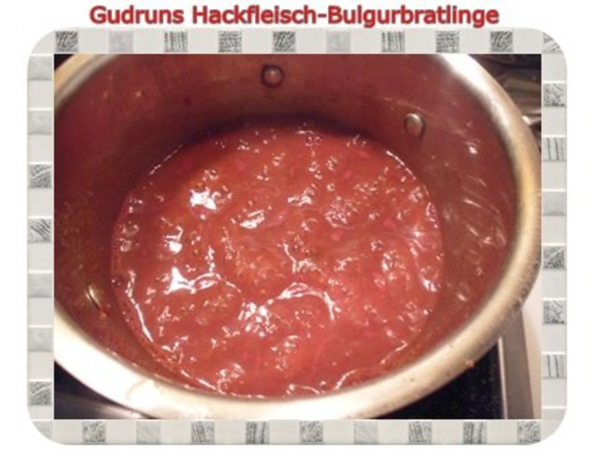 Hackfleisch: Bulgur-Hackfleisch-Bratlinge mit gedämpften Gemüse - Rezept - Bild Nr. 15