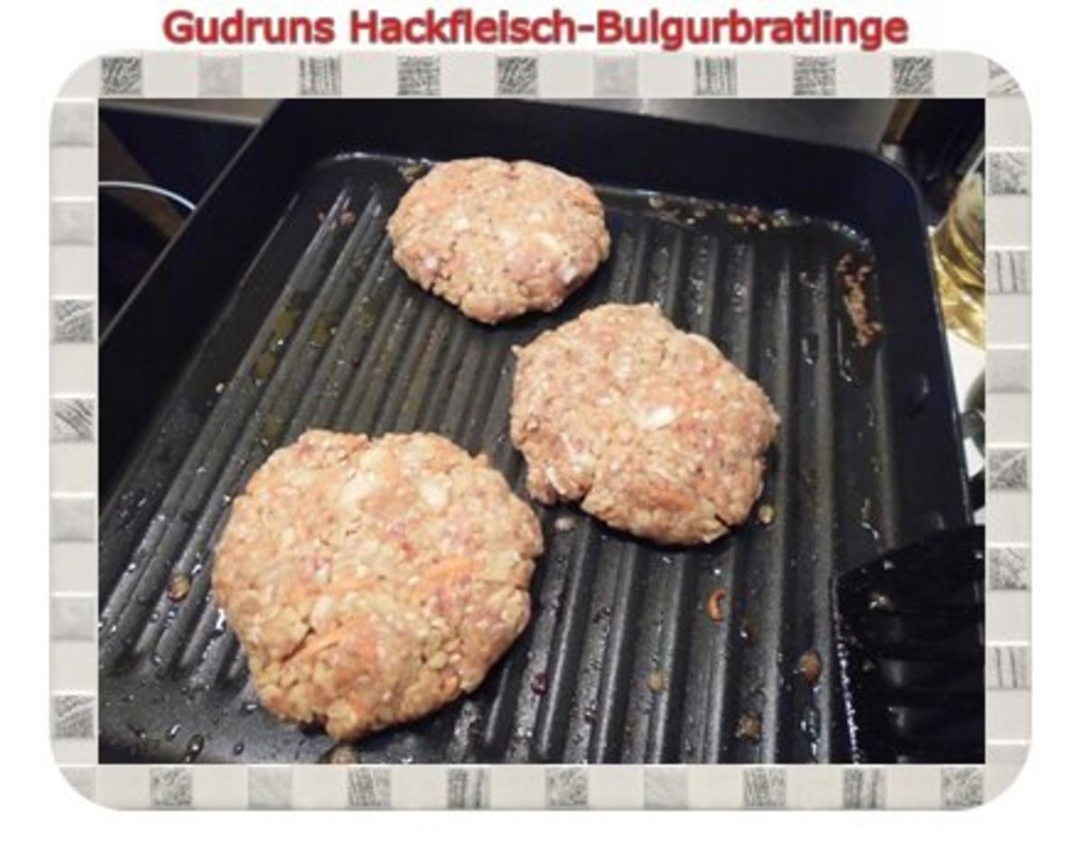 Hackfleisch: Bulgur-Hackfleisch-Bratlinge mit gedämpften Gemüse - Rezept - Bild Nr. 16