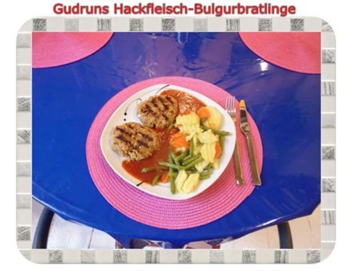Hackfleisch: Bulgur-Hackfleisch-Bratlinge mit gedämpften Gemüse - Rezept - Bild Nr. 19