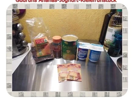 Frühstück: Ananas-Joghurt-Kleiefrühstück - Rezept - Bild Nr. 2