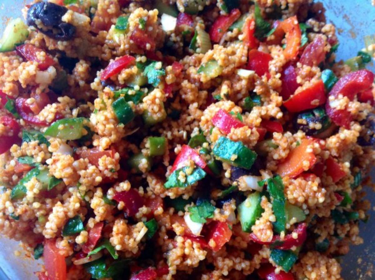 Couscous Salat mit Hirse Rezept mit Bild kochbar.de