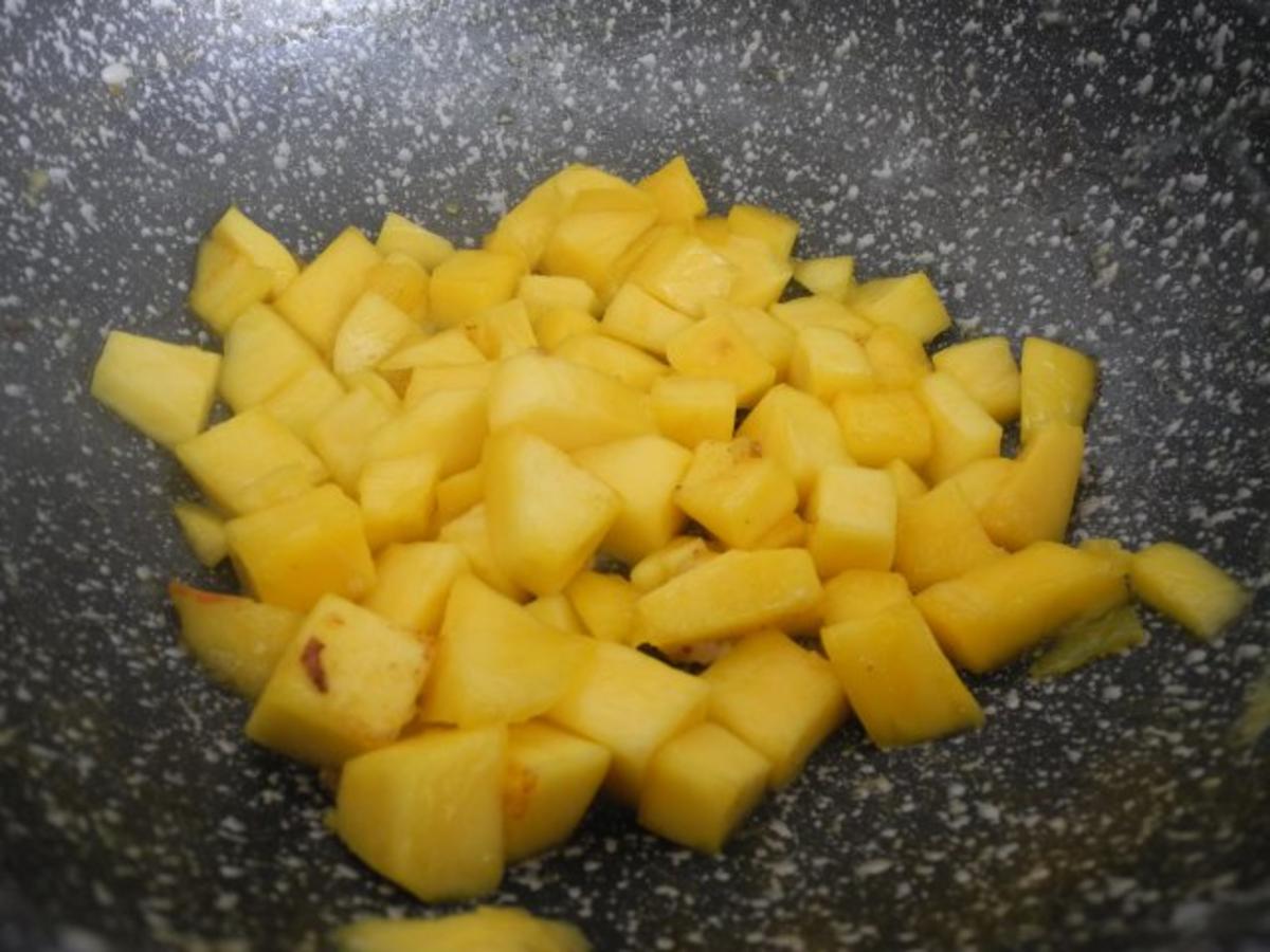 Vegan : Gebutterte Mango an Reis - Rezept - Bild Nr. 2