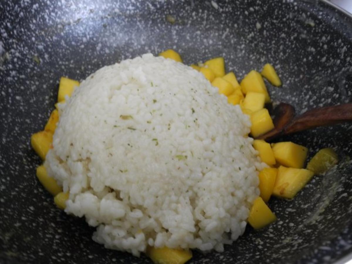 Vegan : Gebutterte Mango an Reis - Rezept - Bild Nr. 3