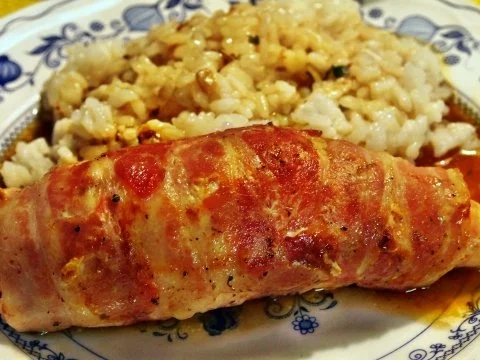 Hähnchenbrust in Speck - Rezept