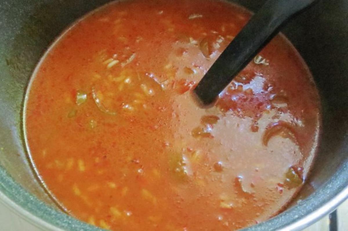 Kochen: Chilli-Reis-Suppe - Rezept - Bild Nr. 5