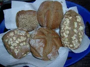 Roggenbrötchen, dunkel - Rezept