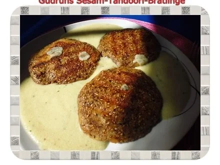 Vegetarisch: Sesam-Tandoori-Bratlinge - Rezept