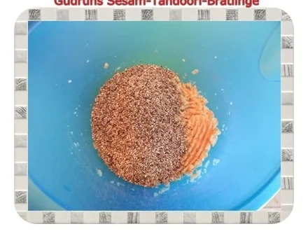 Vegetarisch: Sesam-Tandoori-Bratlinge - Rezept - Bild Nr. 9