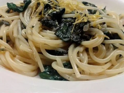 Spinat-Zitronen-Pasta - Rezept