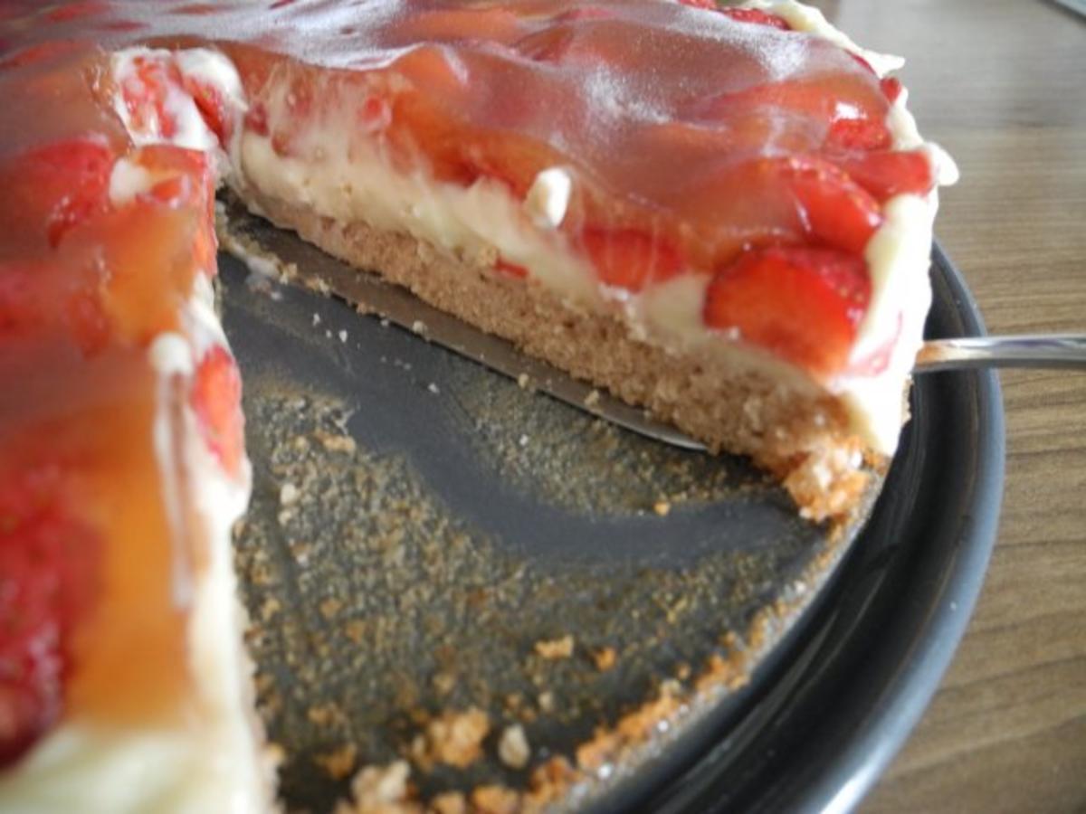 Vegan : Erdbeer - Pudding - Kuchen - Rezept - Bild Nr. 19