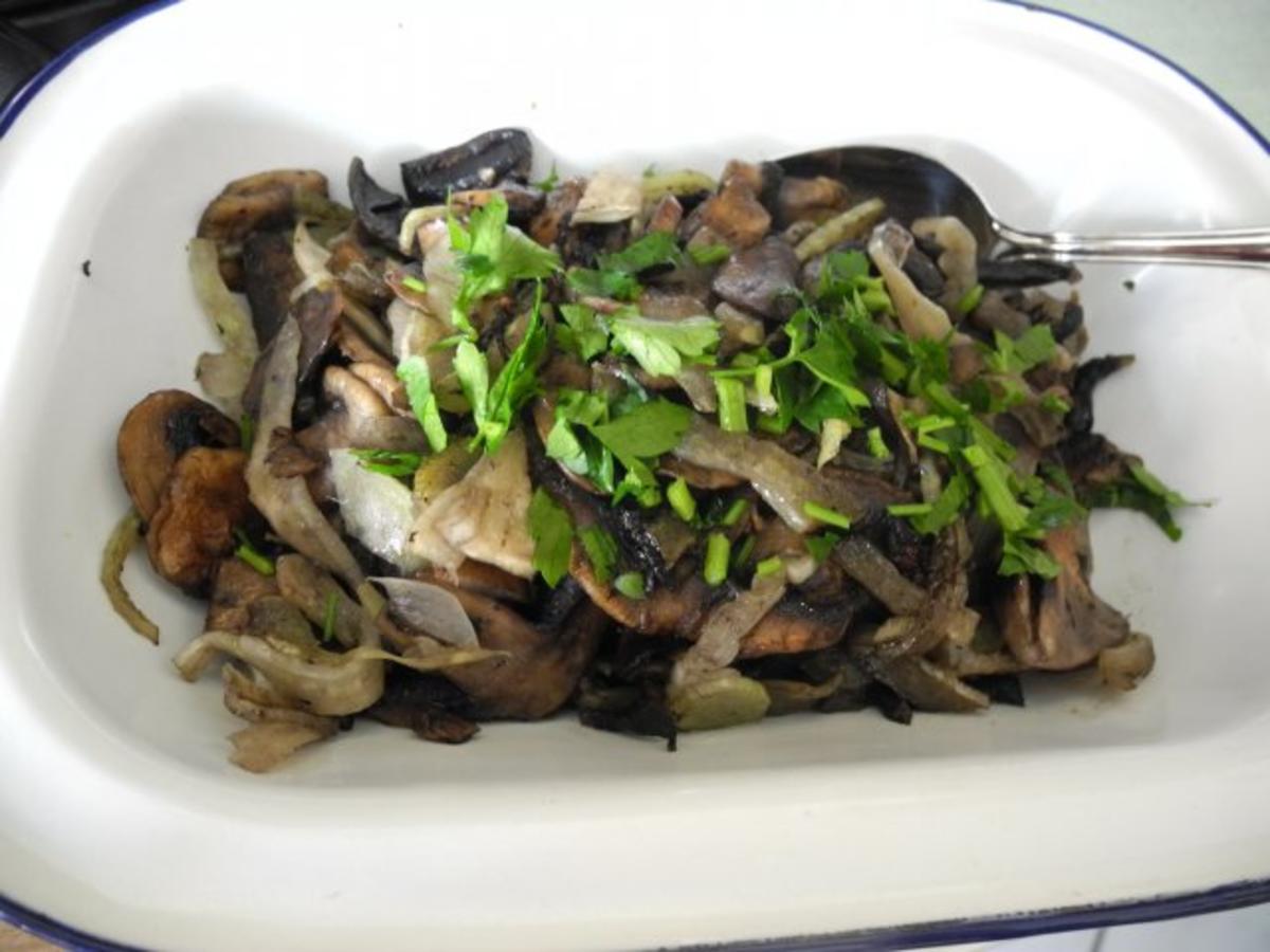 Bilder für Vegan : Beilage : Champignons - Fenchel - Pfanne - Rezept