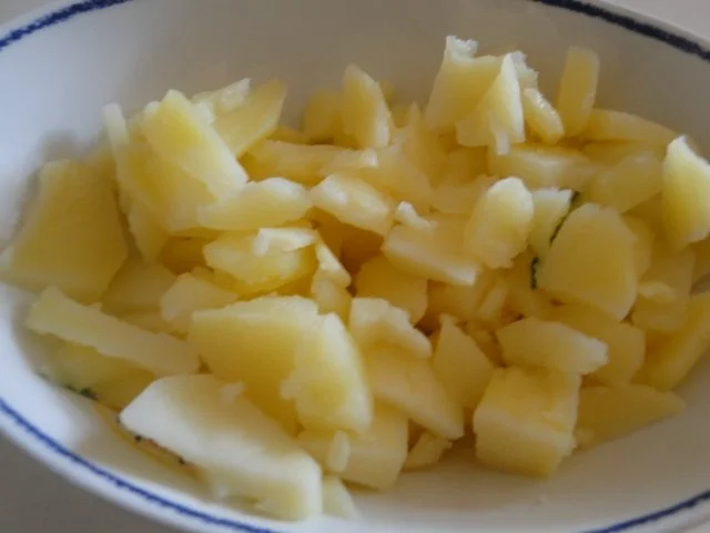 Putensteak mit Kräuterseitlingen mit Paprikagemüse und gratinierten - Rezept - Bild Nr. 2