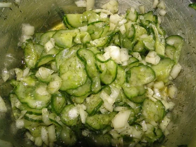 Putensteak mit Kräuterseitlingen mit Paprikagemüse und gratinierten - Rezept - Bild Nr. 8