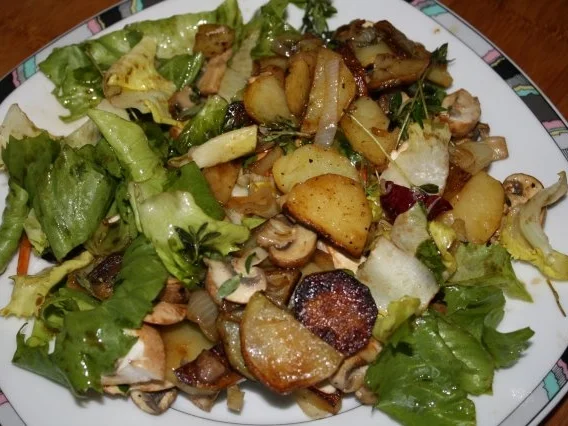 Rezept: Bratkartoffelsalat Bild Nr. 2 Bratkartoffelsalat - Rezept - Bild Nr. 2