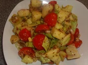 Gemischter Salat mit Honigmelone - Rezept