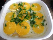 Vegan : Weißen Spargel unter Orangenscheiben - Rezept