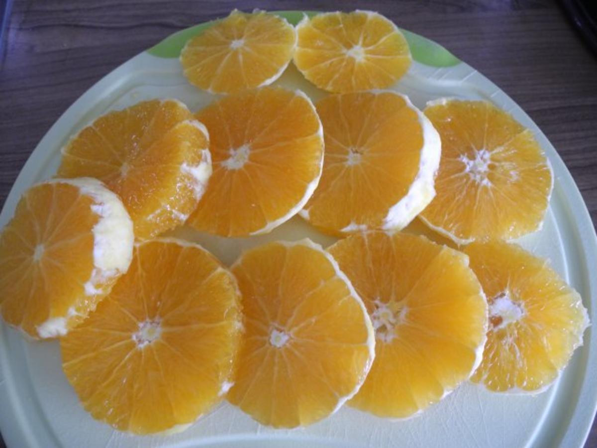 Vegan : Weißen Spargel unter Orangenscheiben - Rezept - Bild Nr. 5