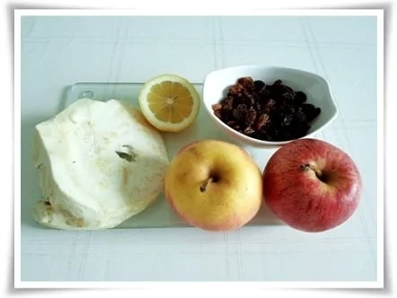 Sellerie-Apfel-Rosinen-Salat - Rezept - Bild Nr. 3