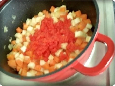 Rezept: Bunte Gemüsesuppe mit WURSTKRANZ Bild Nr. 11 Bunte Gemüsesuppe mit WURSTKRANZ - Rezept - Bild Nr. 11