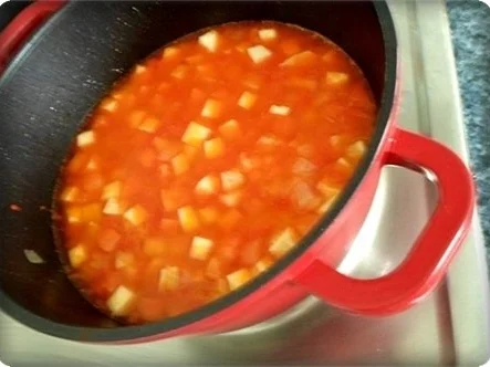 Rezept: Bunte Gemüsesuppe mit WURSTKRANZ Bild Nr. 12 Bunte Gemüsesuppe mit WURSTKRANZ - Rezept - Bild Nr. 12