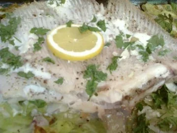 Rochen auf Wirsing - Rezept