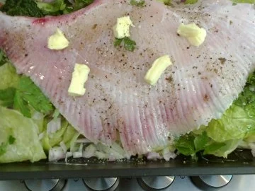 Rochen auf Wirsing - Rezept - Bild Nr. 4