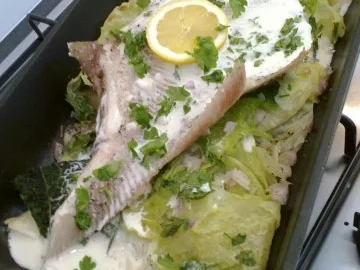 Rochen auf Wirsing - Rezept - Bild Nr. 5