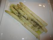 Gemüse:    Spargel mit zerlassener Butter - Rezept