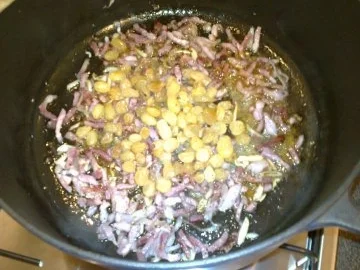 Spinat mit Rosinen und Speck - Rezept - Bild Nr. 3