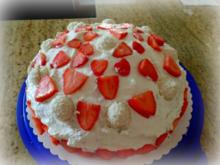 Erdbeer-Kokos-Torte - Rezept