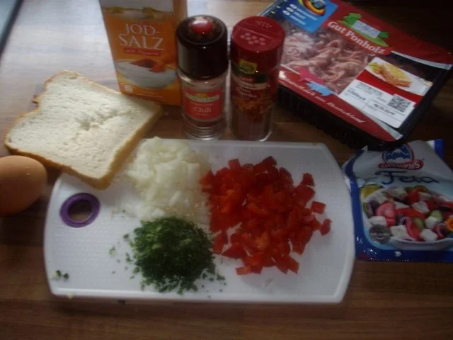 paprika-feta frikadellen - Rezept - Bild Nr. 2