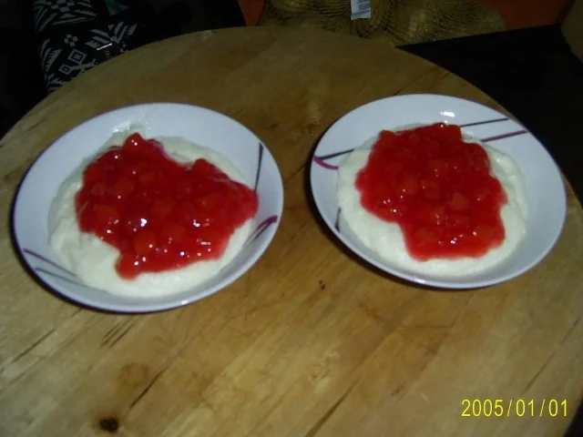 Dessert: Grießbrei mit Grütze - Rezept - Bild Nr. 4