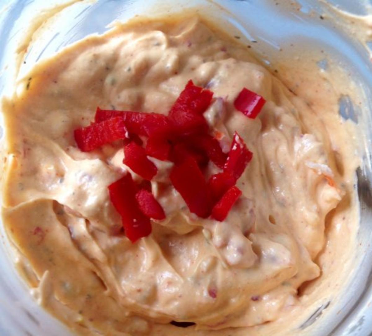 Tomaten - Paprika - Frischkäse -Dip - Rezept - Bild Nr. 6