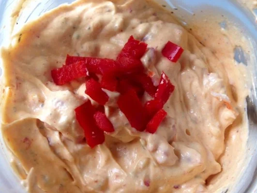 Tomaten - Paprika - Frischkäse -Dip - Rezept - Bild Nr. 6