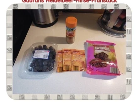 Rezept: Frühstück: Heidelbeer-Hirsefrühstück Bild Nr. 3 Frühstück: Heidelbeer-Hirsefrühstück - Rezept - Bild Nr. 3