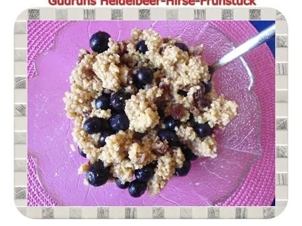 Rezept: Frühstück: Heidelbeer-Hirsefrühstück Bild Nr. 8 Frühstück: Heidelbeer-Hirsefrühstück - Rezept - Bild Nr. 8