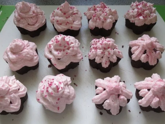 Backen: Schoko-Muffins mit Buttercreme - Rezept - Bild Nr. 3