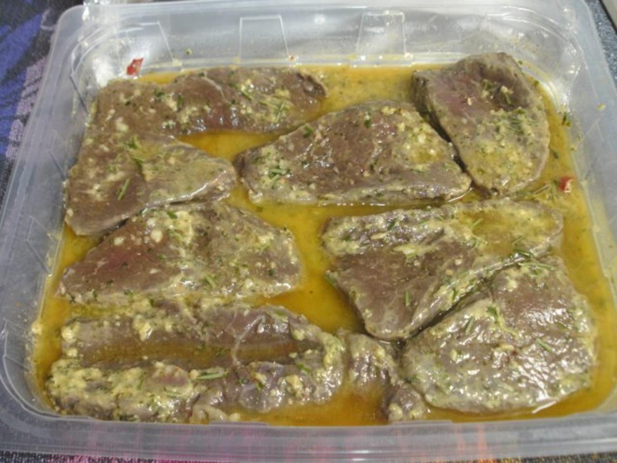 Grillmarinade für Steaks + Koteletts - Rezept