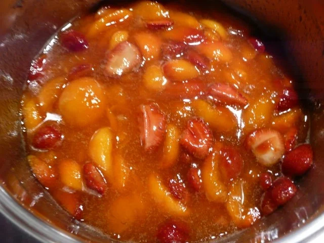 Konfitüre : Erdbeer - Aprikosen - Rezept