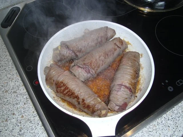 Rinderroulade mit Kalbsbrät - Rezept - Bild Nr. 5