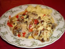 Hähnchen-Champignon-Schnitzel - Rezept