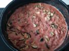 Nudeln mit Zucchini-Tomaten-Sosse - Rezept