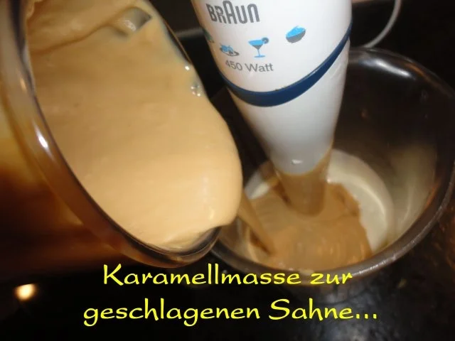 Rezept: Karamell-Nougat-Krokant Eis Bild Nr. 7 Karamell-Nougat-Krokant Eis - Rezept - Bild Nr. 7