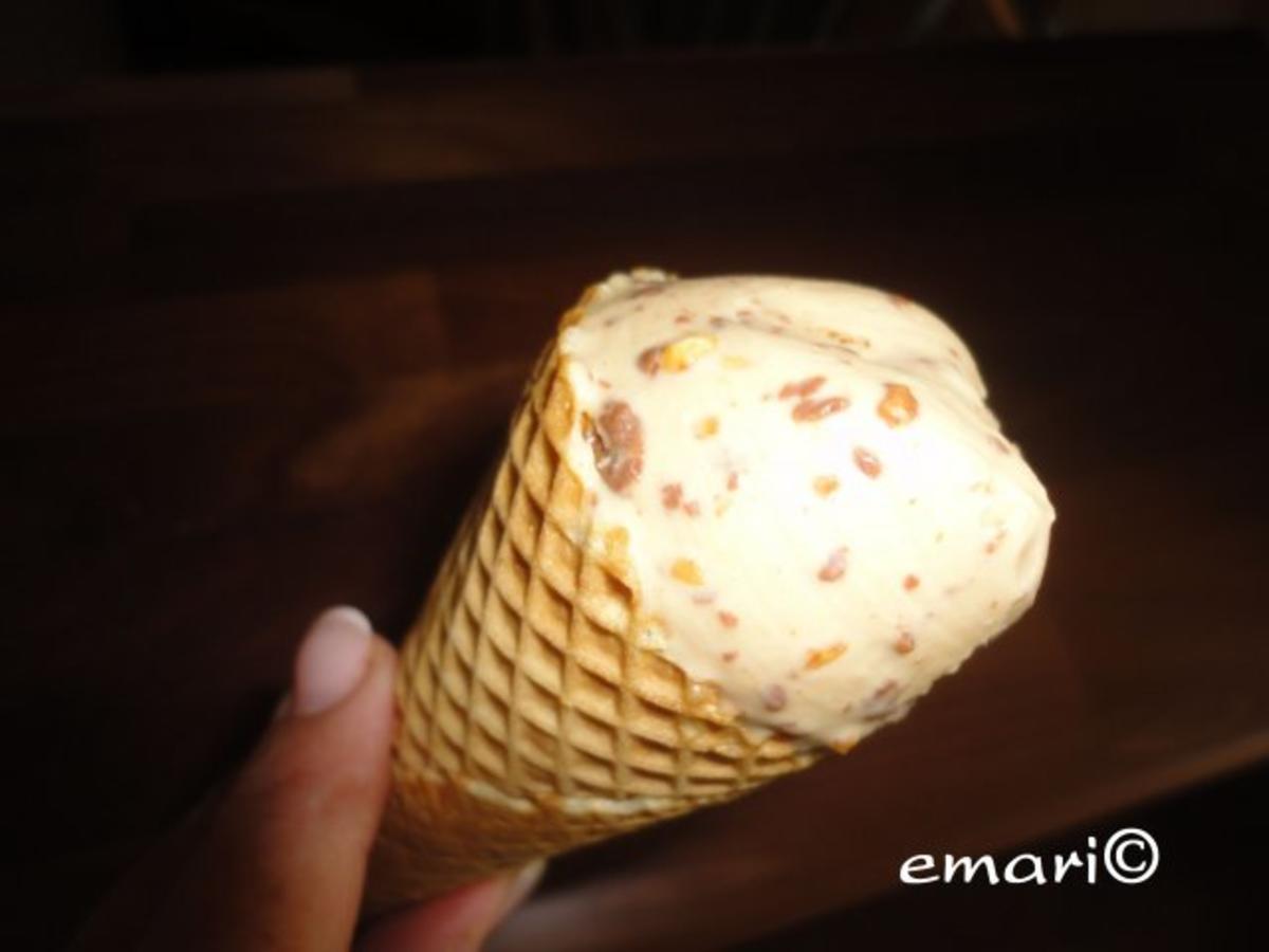 Karamell-Nougat-Krokant Eis - Rezept - Bild Nr. 14