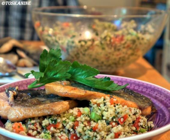 Bachsaibling auf Tabouleh - Rezept mit Bild - kochbar.de