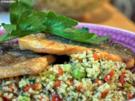 Bachsaibling auf Tabouleh - Rezept