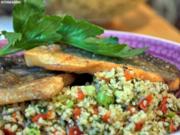 Bachsaibling auf Tabouleh - Rezept